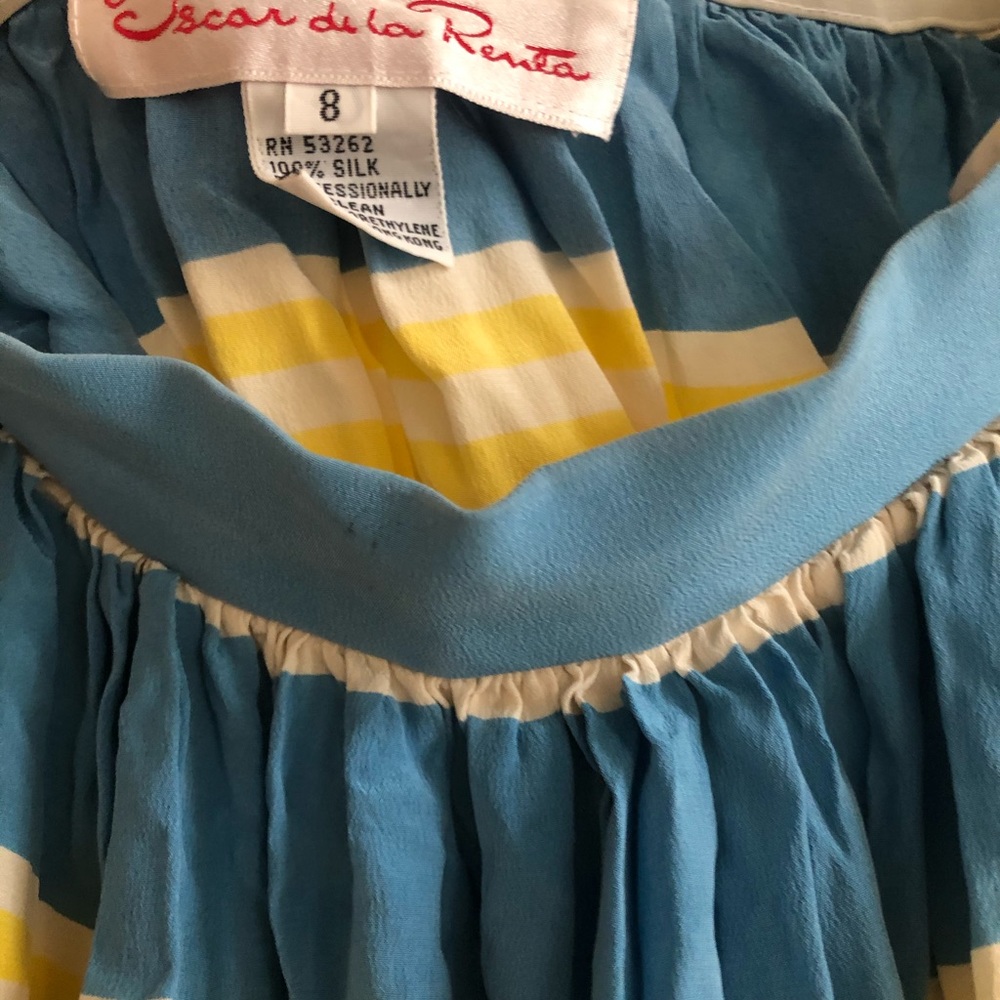 Oscar de la Renta 100% silk maxi skirt - Picture 3 of 8
